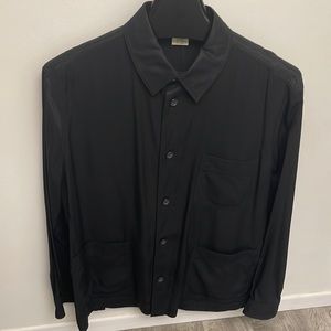 Emporio Armani button down rayon viscose jacket